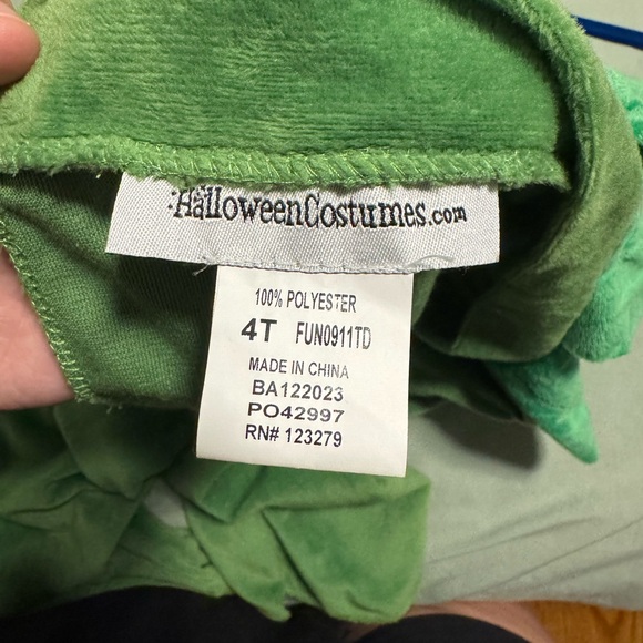 Sunflower Kids Costume - Green and Yellow - Picture 2 of 2